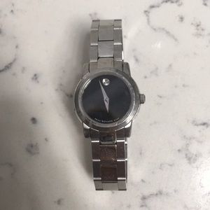 Movado museum dial watch NEW BATTERY ADDED
